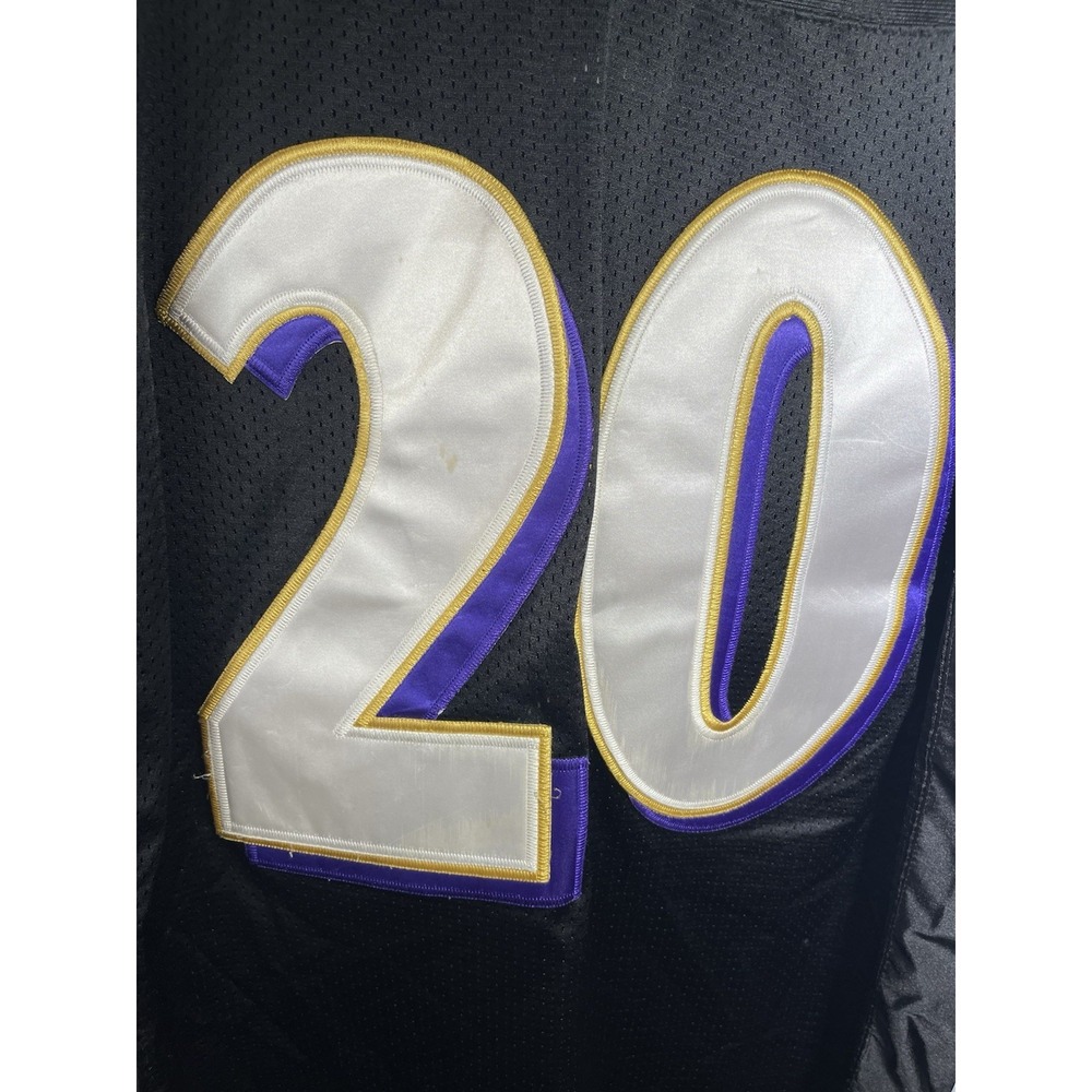 2004-06 STITCH ED REED BALTIMORE RAVENS REEBOK ON-FIELD NFL EQPMNT JERSEY SZ 48 - Picture 13 of 16